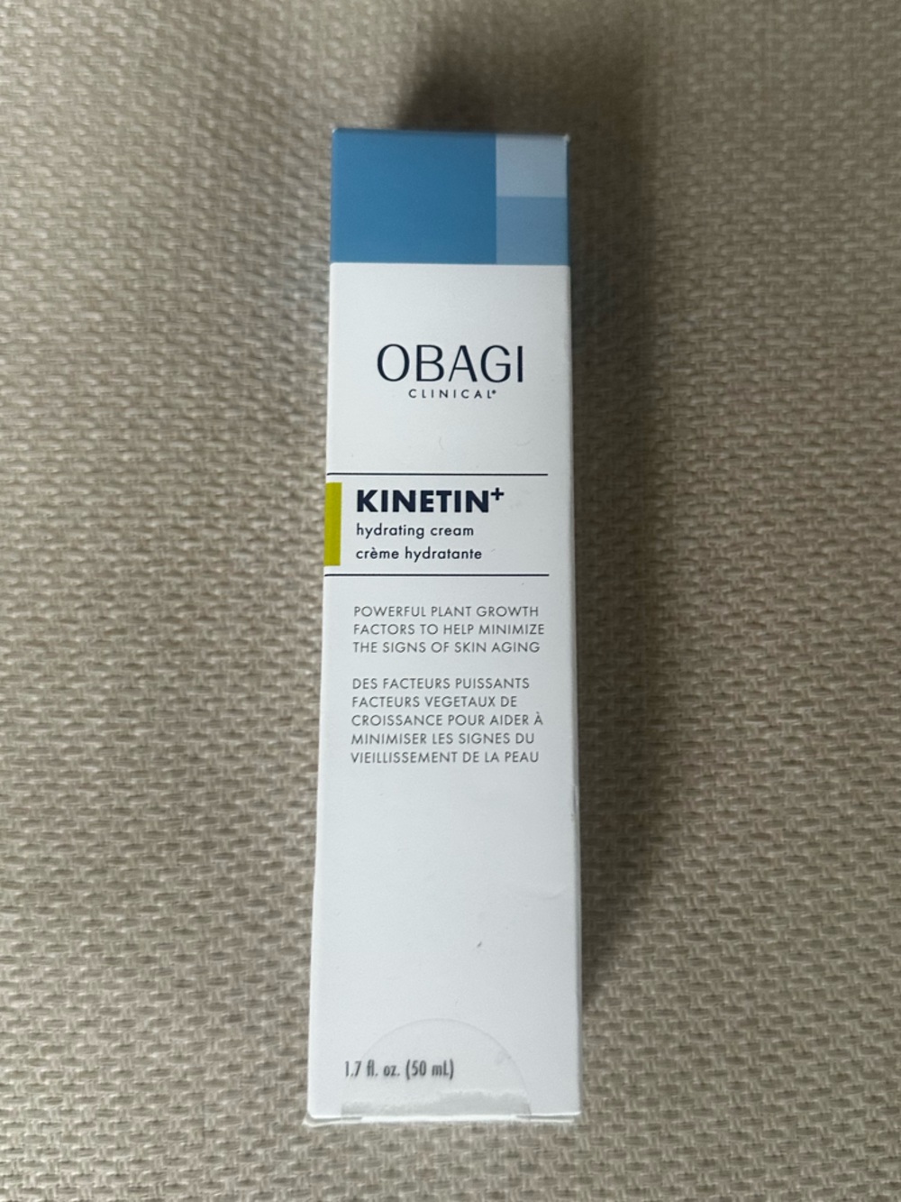 NIB OBAGI CLINICAL®
KINETIN+ HYDRATING CREAM
Hypoallergenic Moisturizing Cream